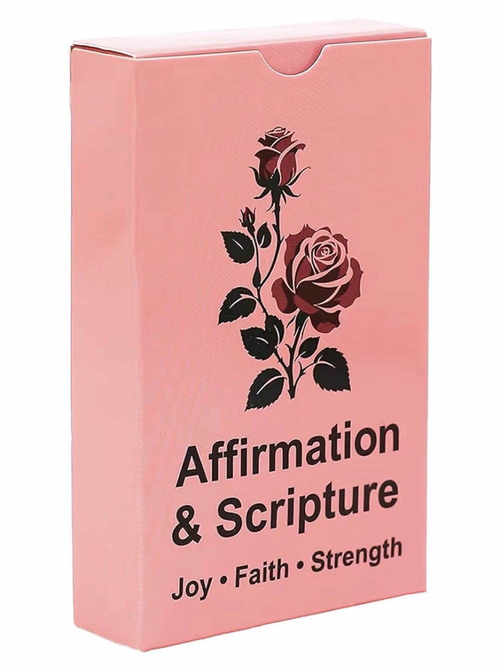 Affirmation & Scripture Card Deck - Pink Floral Box